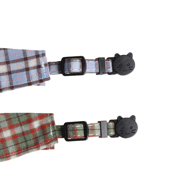 Bowtie for Cat Bow Tie Collar Plaid Adjustable Cat Tuxedo Collar for Small Dog Wedding Formal Tuxedo Suit Tux Outfits Birthday