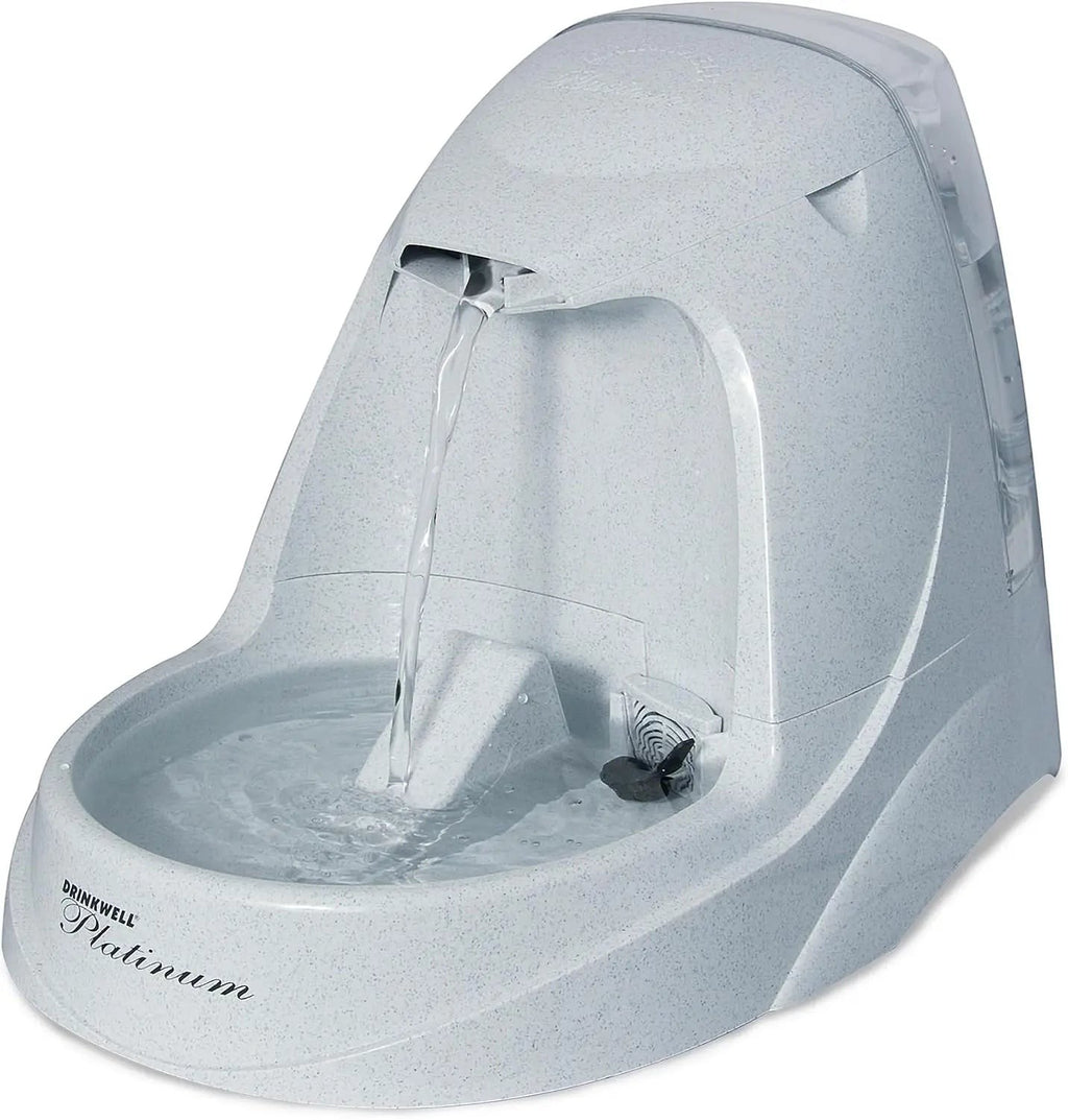 168oz Automatic Pet Water Fountain, Cat & Dog Drinking Dispenser, Grey