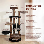 Mincy Pets Grand Manor Cat Tower product photo.