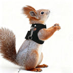 Comfortable Ferret Vest Harness Set Pet Harness Leash Adjustable Hamster Chest Strap Walking Outdoor Squirrels Anti Lost Rope