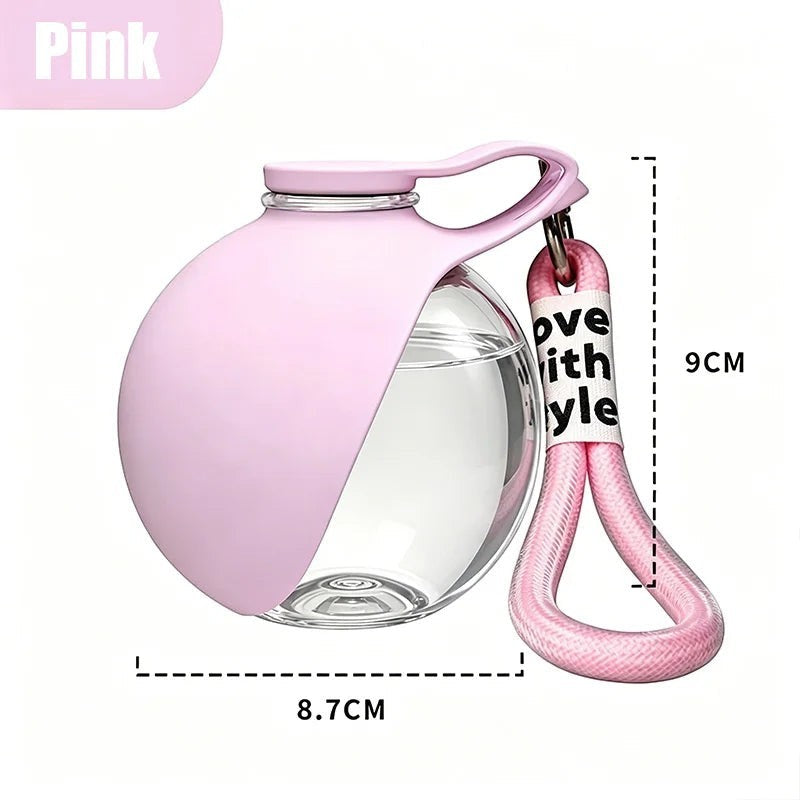 Mincy Pets Silicone Dog Travel Water Bottle & Bowl product photo.