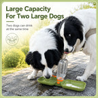 Portable Dog Water Bottle, Leak Proof Pet Water Dispenser with Integrated Drinking Bowl, Food Grade Plastic Puppy Travel Water Bottle, Outdoor Walking Hiking Camping Travel Water Bowl Cup for Small Medium Large Dogs & Pets