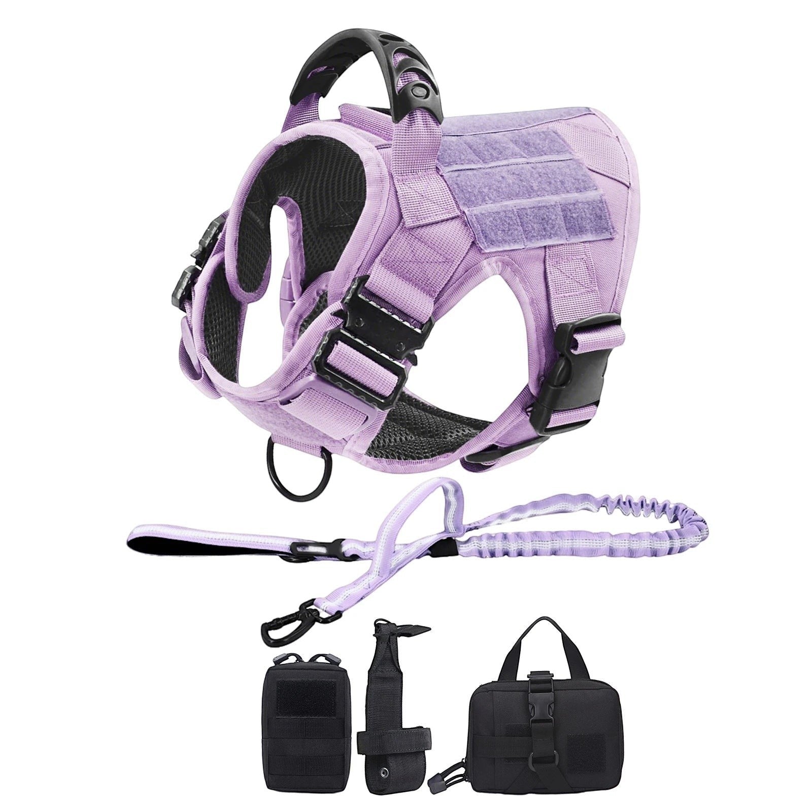 Mincy Pets Tactical Camo Dog Harness product photo.