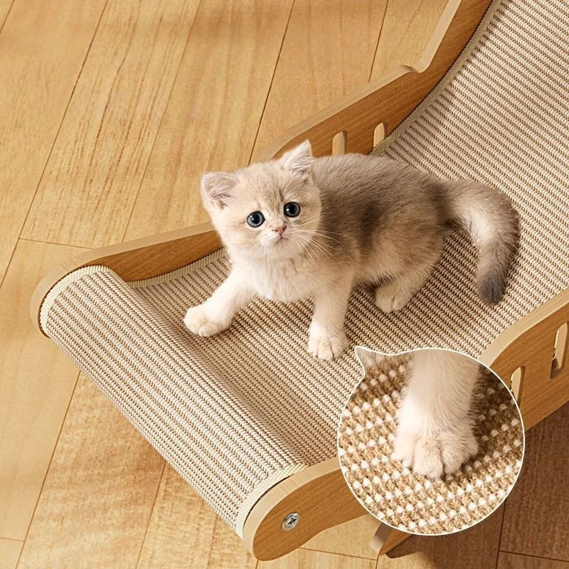 Sisal Cat Scratcher for Indoor Cats Scratching Pad Vertical Cat Scratcher L Shape Cat Scratching Board Cats Scratch Post Solid