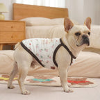 Pet Cotton Vest Summer Dog Cat Bear Print Breathable Light Cute Daily Chihuahua Pug York Teddy Girl Puppy T-shirt