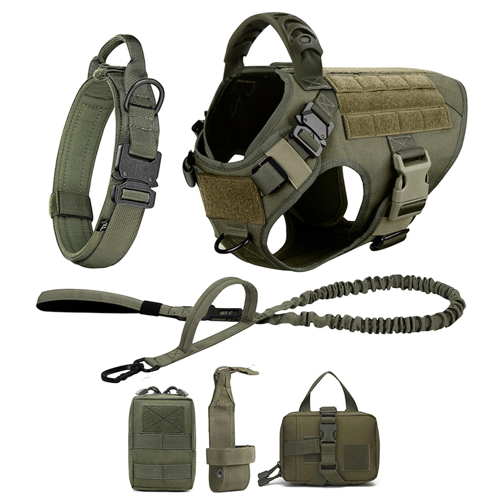 Mincy Pets Large Dog Training Vest Harness & Leash Set product photo.