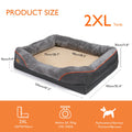 Large Dog Bed Soft Comfortable Warm Fleece Removable Washable Cover Pet Bed Waterproof