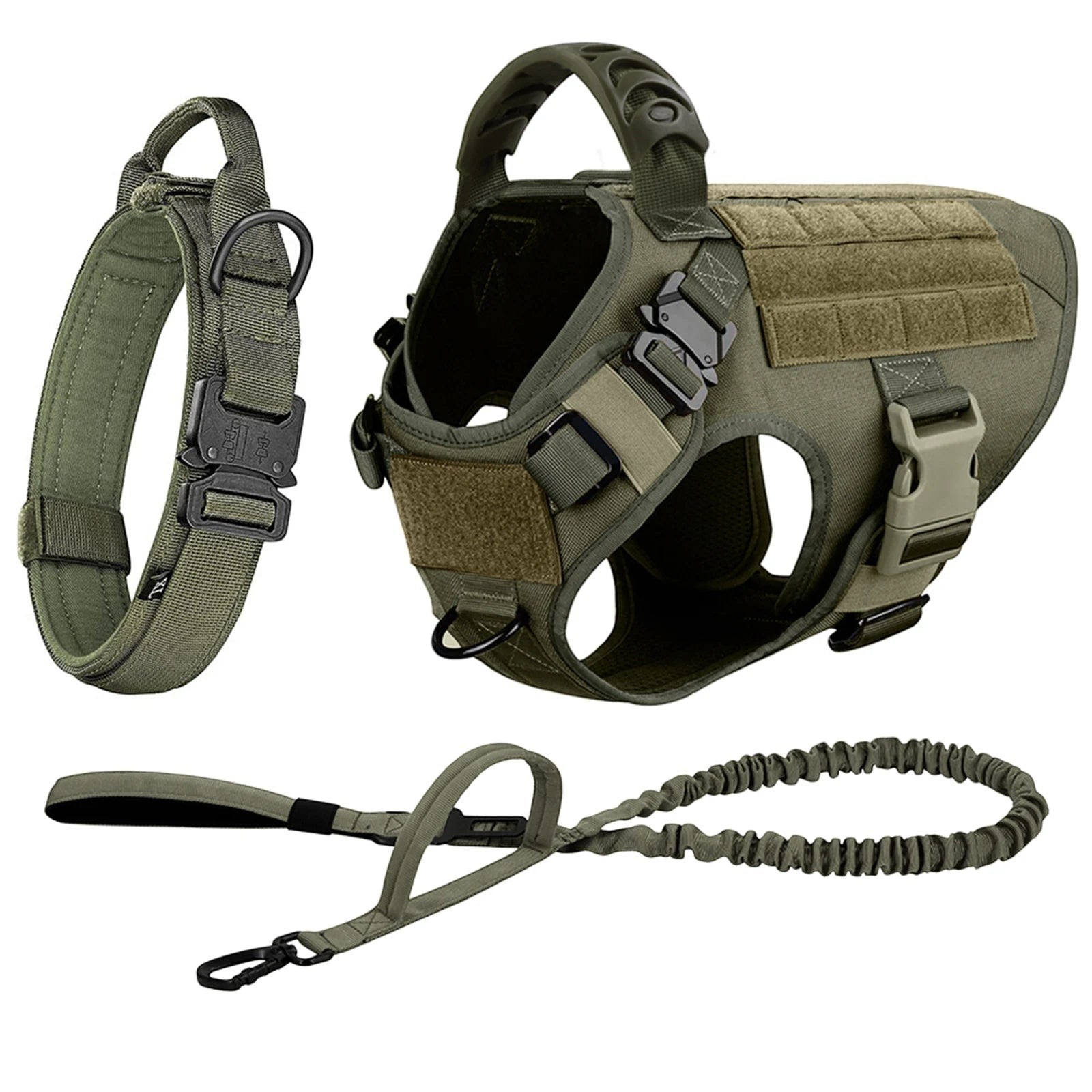 Mincy Pets Large Dog Training Vest Harness & Leash Set product photo.