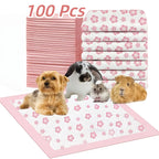 Four Sizes Leak Proof Quick Dry Six Layer Absorbent Dog Pee Pads Puppy Training Mats For Dogs Cats Rabbits Indoor Bathroom Us