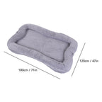 Human-Sized Faux Fur Dog Bed