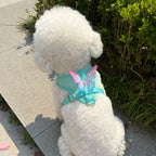New Breathable Cute Cat Harness Set Butterfly Small Dog Harness Set Walk Outdoors Puppy Chest Vest Leash Accessories