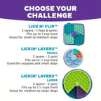 3-In-1 Interactive Dog Feeder Puzzle, Lick Mat And Slow Feeder Bowl - Mental Stimulation Toy For Medium And Large Dogs, 2 Cup Capacity, 10.4 In X 2.8 In