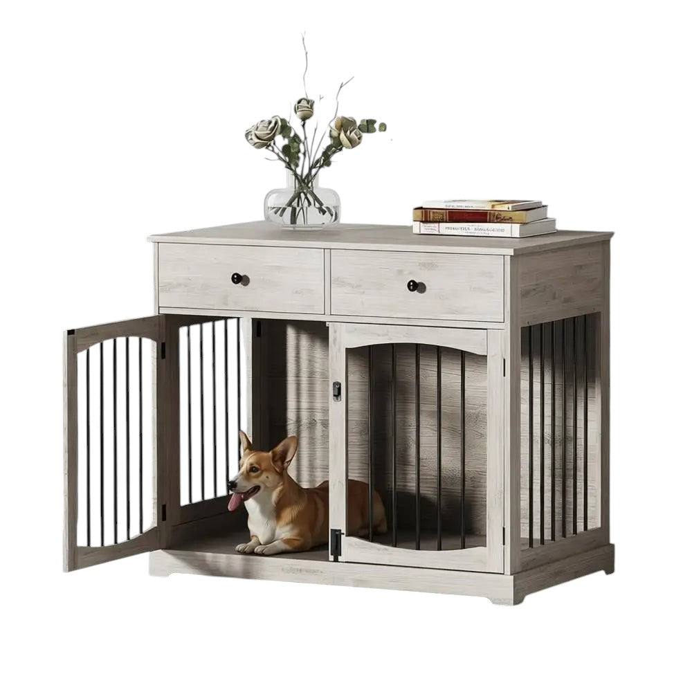 Woodgrain Kennel Cabinet