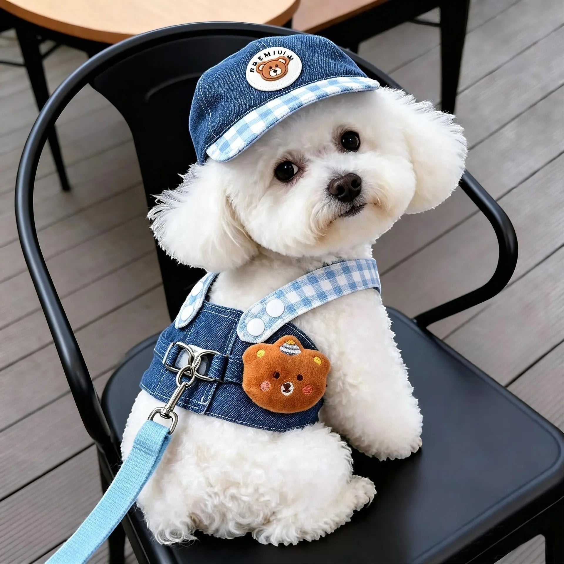 Denim Harness Set