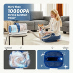 Mincy Pets Pet Grooming Vacuum Kit with Cordless Clippers product photo.