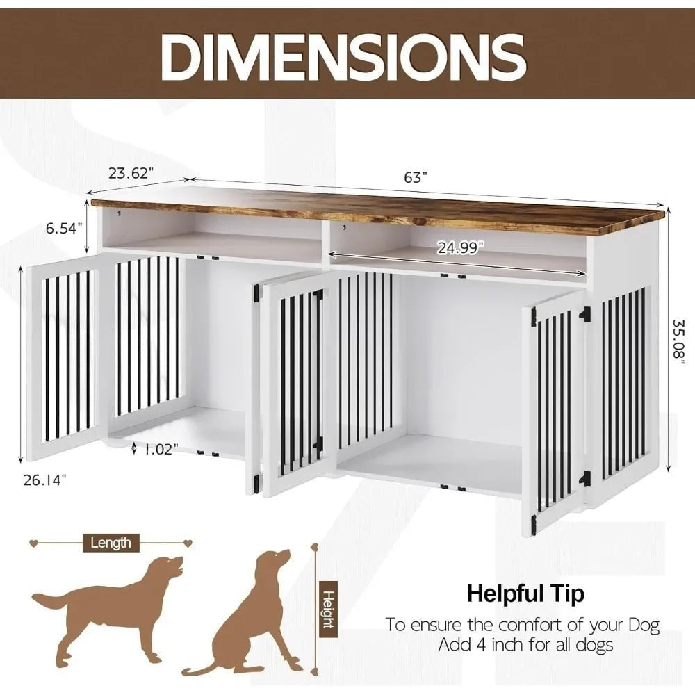 Grand Double Kennel Cabinet