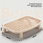 Cat litter pad anti-splash cat pad double-layer cat litter sand control pad cat toilet sand control table cat litter basin