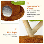 148 cm Tall Cat Tree for Indoor Cats, Large Cat Tower with Plush Cat Condo, Cat Tree Tower with Soft Cushion, Scratching Board