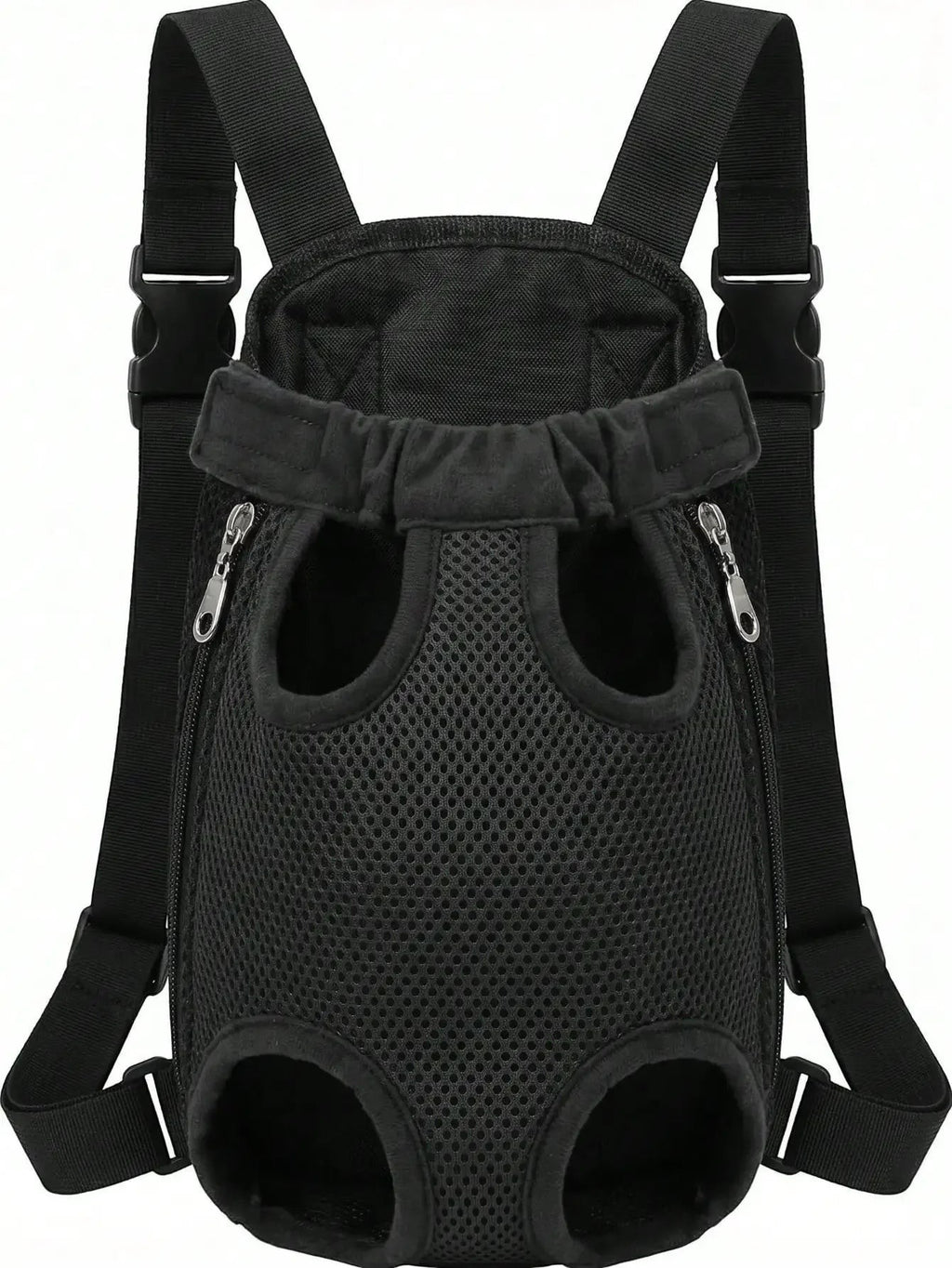 Breathable Mesh Pet Dog Carrier Backpack, Hands-Free Adjustable Front Chest Carrier With Quick Access, Lightweight & Comfortable Legs-Out Puppy Sling For Small Medium Dogs Cats, Perfect For Walking Hiking Travel