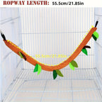 5pcs/set Plush Cotton Hamster Hammock Round Swing for Rats Rodent Small Animal Guinea Pig Ferret Double-layer Nests Pet Supplies