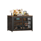 Mincy Pets heavy-duty dog crate furniture with a wooden top and metal cage, serving as a stylish indoor TV stand.
