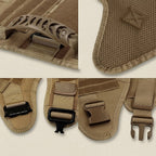 Mincy Pets tactical dog harness featuring durable nylon, quick-release buckles, and a reinforced control handle.