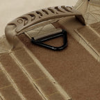 Mincy Pets tactical dog harness featuring a reinforced handle, metal D-ring leash attachment, and molle webbing.